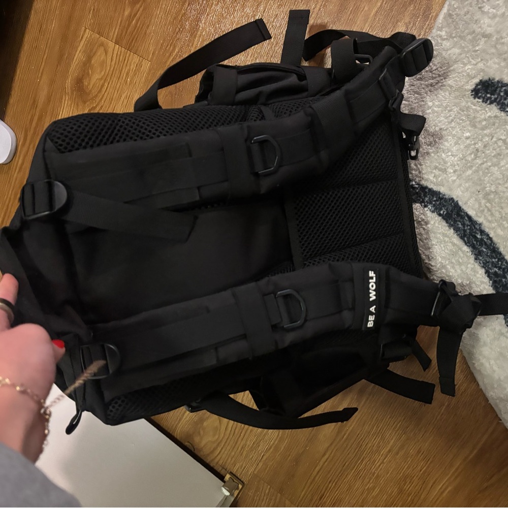 Black Tactical Backpack - Picture 3 of 3